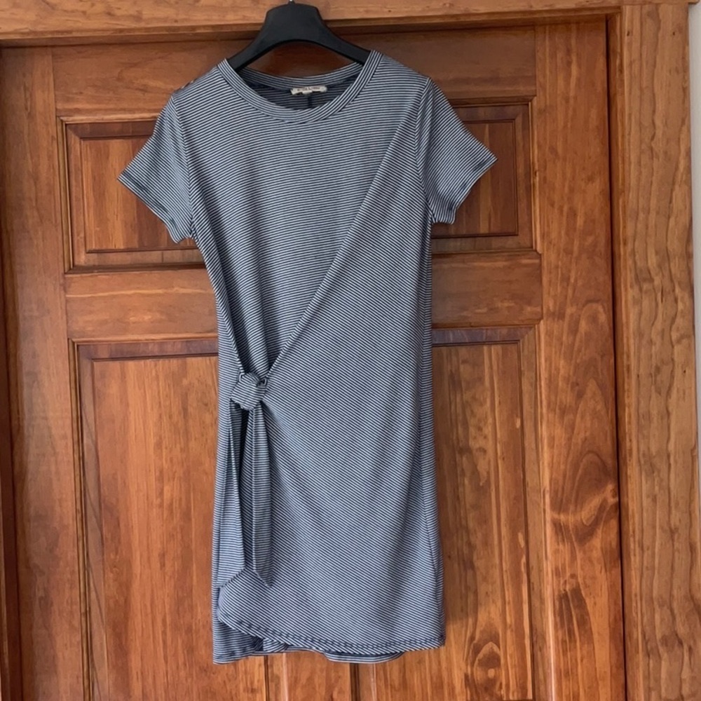 Tee Style Nautical/Preppy Wrap Dress
